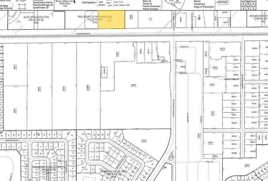 1240-1270 E Brandon Blvd, Brandon, FL for lease - Plat Map - Image 2 of 12