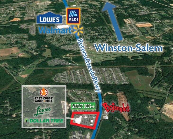 5038 Peters Creek Pky, Winston-Salem, NC à louer - Photo du bâtiment - Image 3 de 3