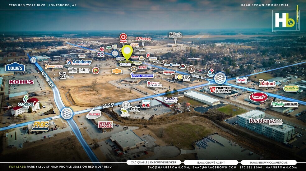 2203 Red Wolf Blvd, Jonesboro, AR à louer - Photo du bâtiment - Image 3 de 4