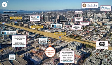 283 4th St, Oakland, CA - Aerial  map view