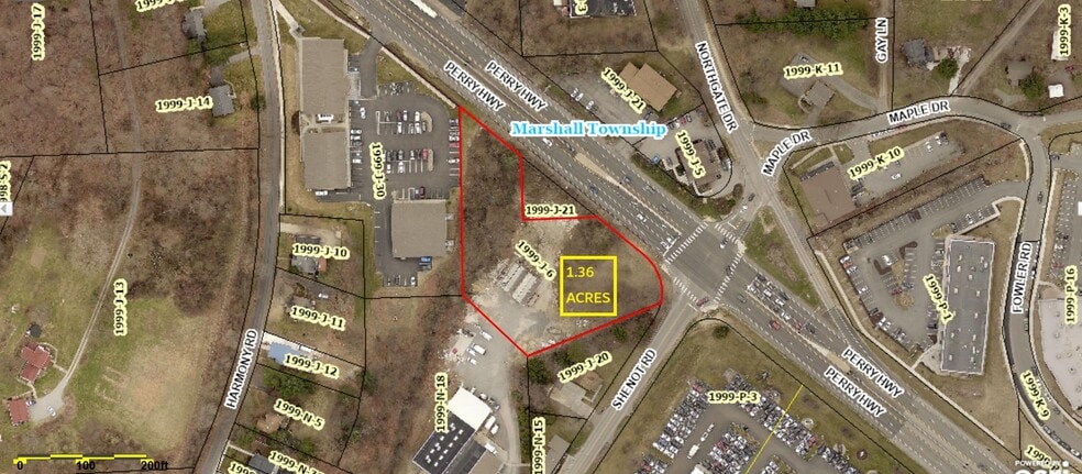 15049 Perry Hwy, Wexford, PA for sale - Plat Map - Image 2 of 2