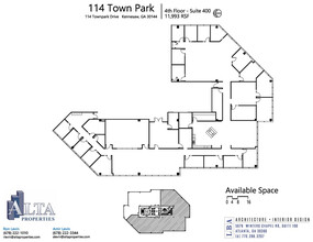 114 Townpark Dr NW, Kennesaw, GA à louer Plan d  tage- Image 1 de 7