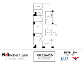 1700 Pacific Ave, Dallas, TX à louer Plan d  tage- Image 1 de 2