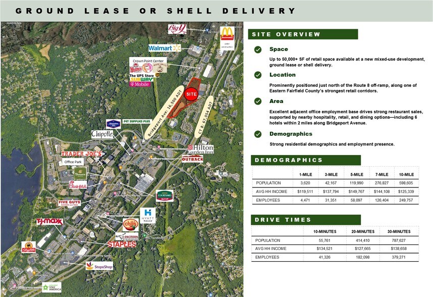 48 Long Hill Cross Rd, Shelton, CT à louer - Aérien - Image 2 de 4