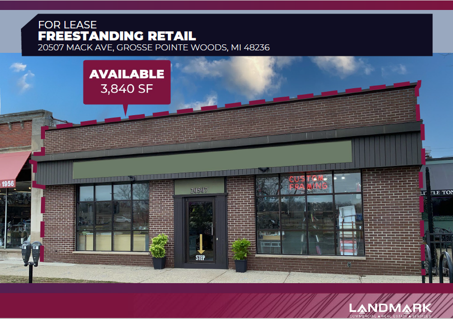 20507 Mack Ave, Grosse Pointe Woods, MI for lease Building Photo- Image 1 of 2