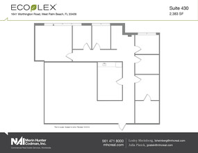 1641 Worthington Rd, West Palm Beach, FL à louer Plan d  tage- Image 2 de 2