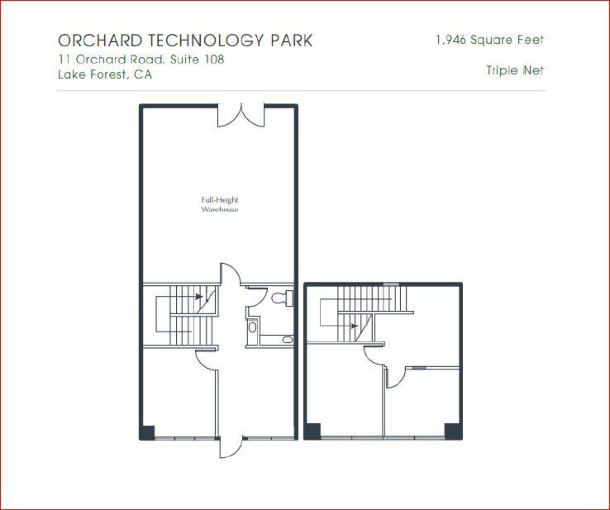 11 Orchard Rd, Lake Forest, CA for lease Site Plan- Image 1 of 2