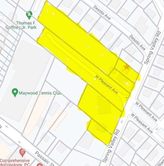 547-565 Spring Valley Rd, Maywood, NJ à vendre - Plan cadastral - Image 1 de 1