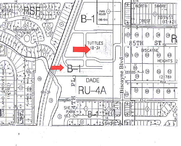 8310-8330 Biscayne Blvd, Miami, FL à louer - Plan cadastral - Image 2 de 4