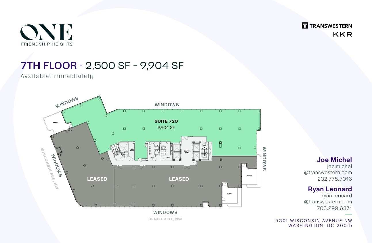 5301 Wisconsin Ave NW, Washington, DC à louer Plan d’étage- Image 1 de 1