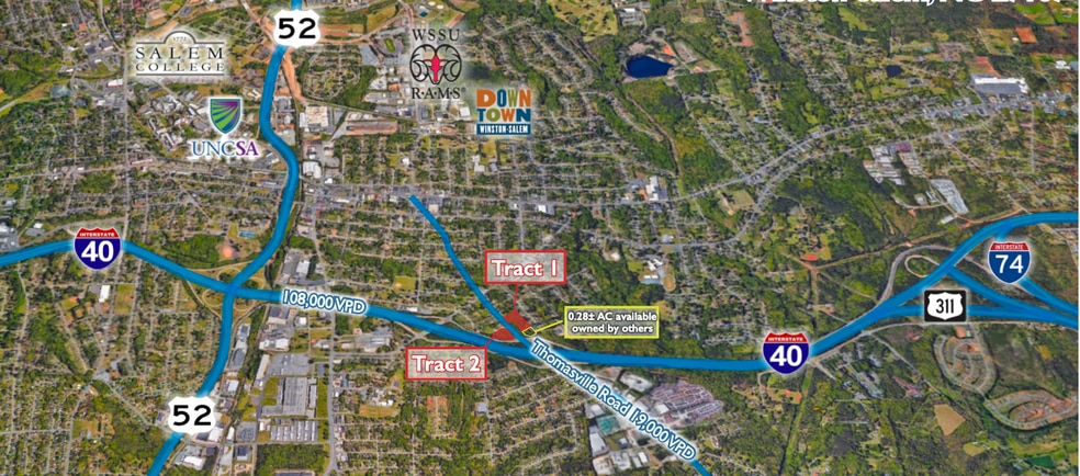 Highway 109 SE Quadrant, Winston-Salem, NC for sale - Building Photo - Image 1 of 3