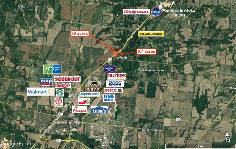 0 US Highway 51 Corners, Millington, TN for sale - Aerial - Image 2 of 2