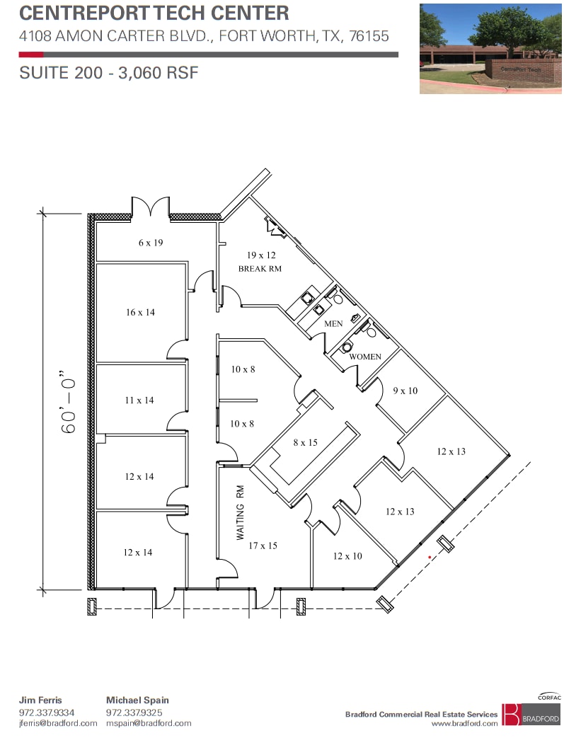 4100-4108 Amon Carter Blvd, Fort Worth, TX for lease Floor Plan- Image 1 of 1