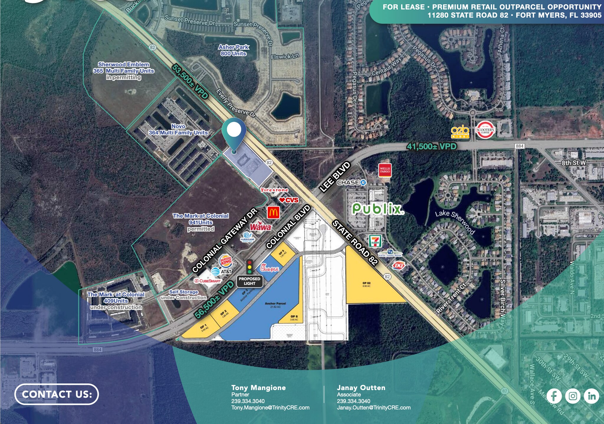 11280 State Road 82, Fort Myers, FL for lease Aerial- Image 1 of 5