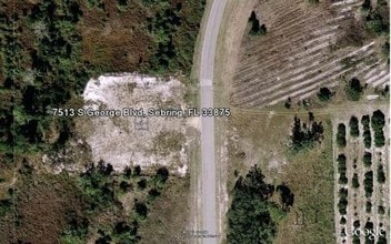 7513 S George Blvd, Sebring, FL - Aérien Vue de la carte
