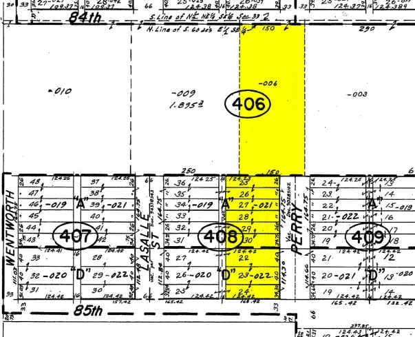 101 W 84th St, Chicago, IL for lease - Plat Map - Image 2 of 2
