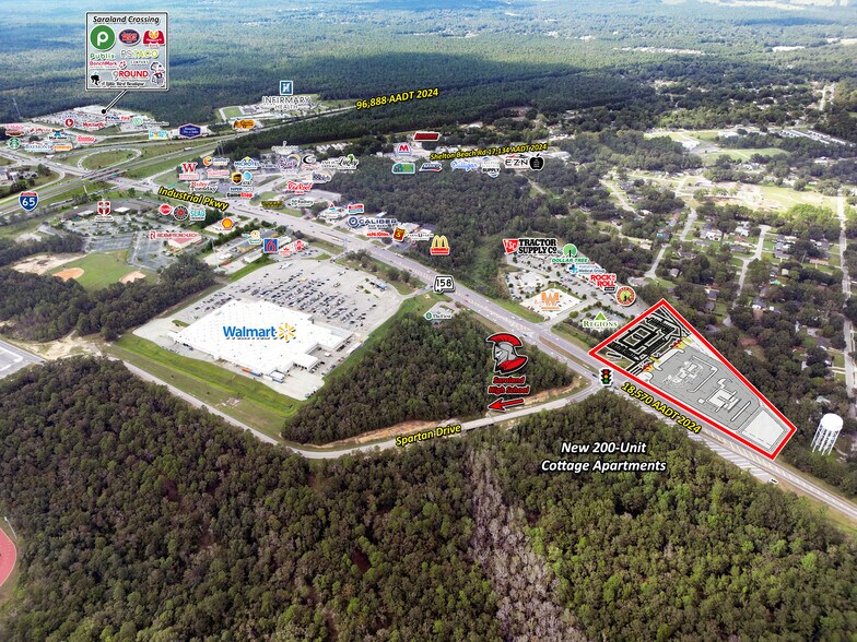 1010 Industrial Pky, Saraland, AL for lease - Building Photo - Image 1 of 7