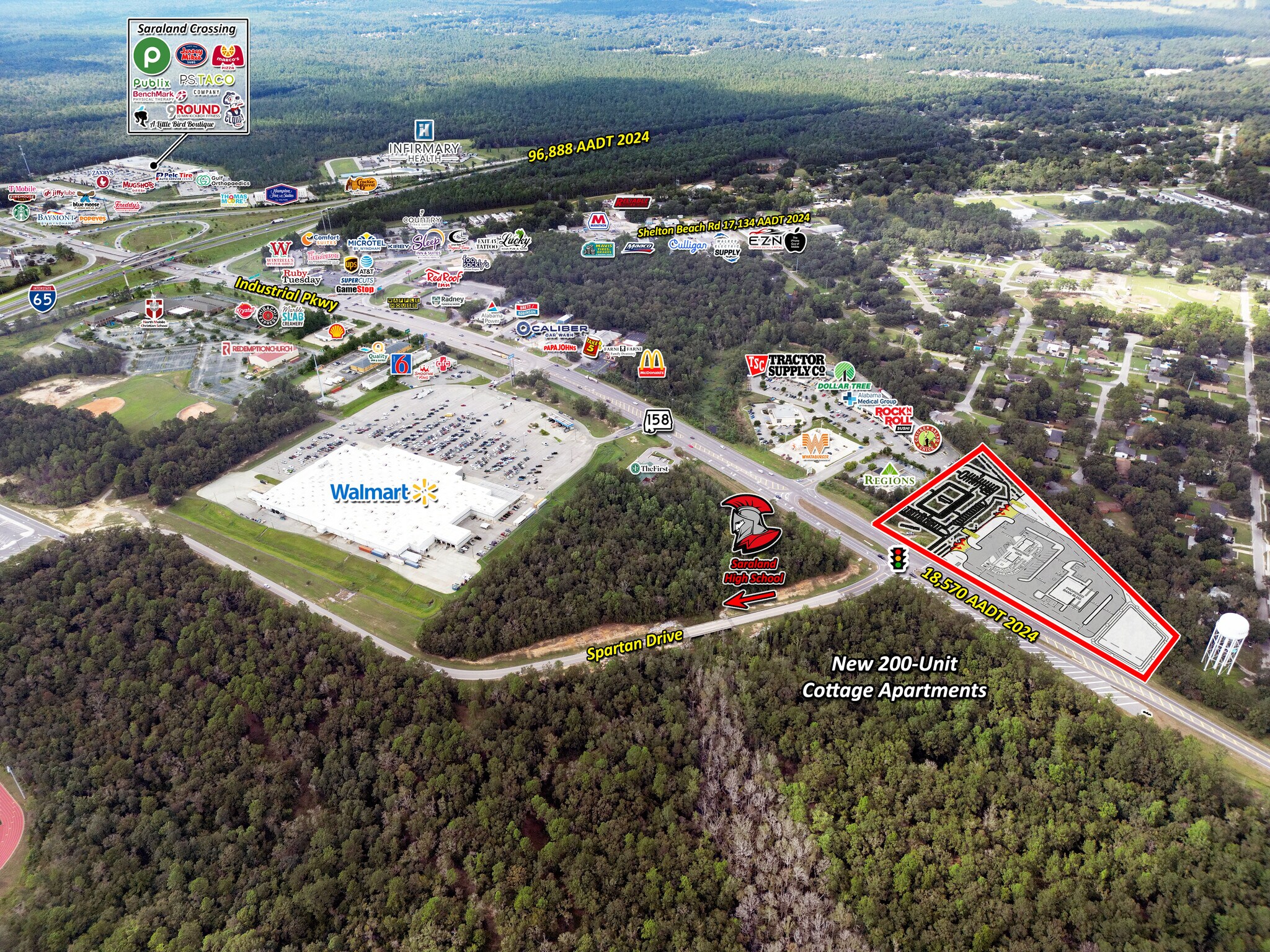 1010 Industrial Pky, Saraland, AL for lease Building Photo- Image 1 of 8