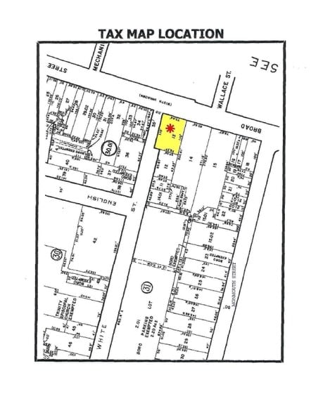 3 White St, Red Bank, NJ à louer - Plan cadastral - Image 2 de 2