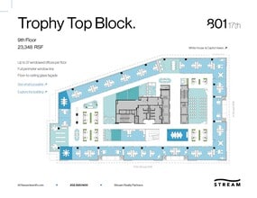 801 17th St NW, Washington, DC à louer Plan d’étage- Image 1 de 1