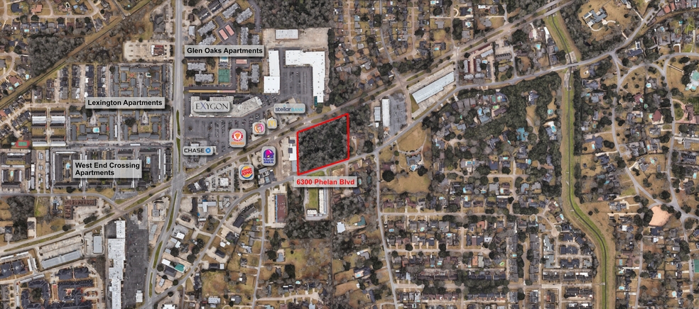 6300 Phelan Blvd, Beaumont, TX à vendre - Aérien - Image 1 de 3