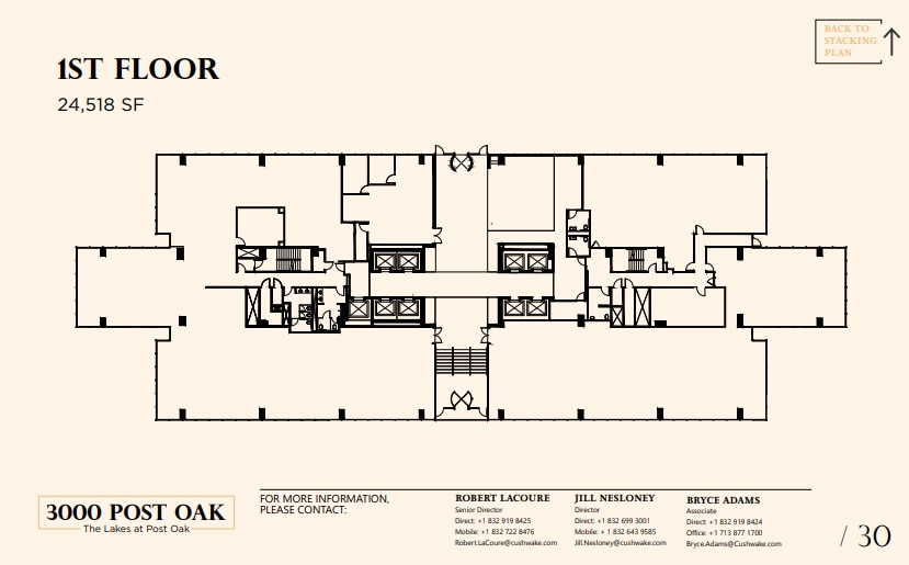 3000 Post Oak Blvd, Houston, TX for lease Floor Plan- Image 1 of 1