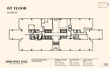 3000 Post Oak Blvd, Houston, TX for lease Floor Plan- Image 1 of 1
