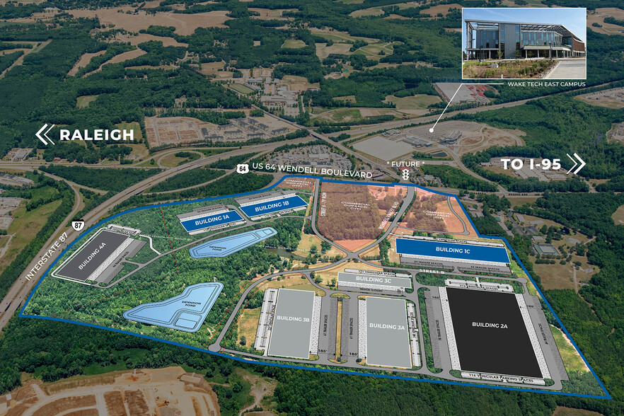 101 US 64 Hwy, Knightdale, NC for lease - Site Plan - Image 3 of 3