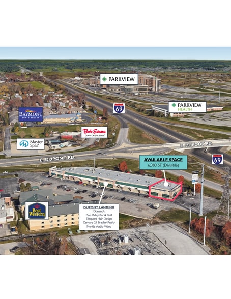 2910-2934 E Dupont Rd, Fort Wayne, IN for lease - Building Photo - Image 2 of 3