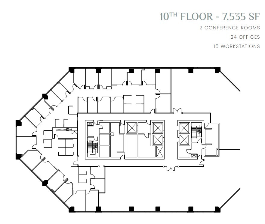 885 W Georgia St, Vancouver, BC à louer Plan d’étage- Image 1 de 1