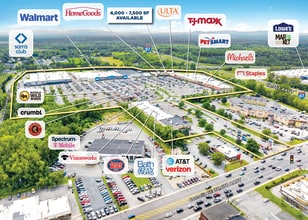 25 Consumer Sq, Plattsburgh, NY - Aerial  map view