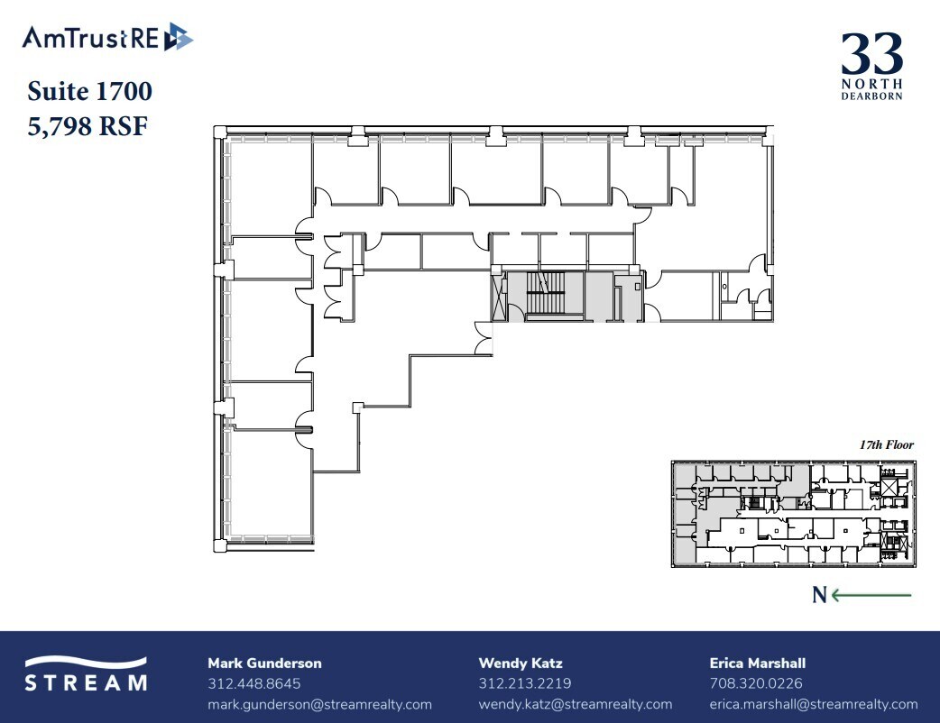 33 N Dearborn St, Chicago, IL à louer Plan d’étage- Image 1 de 1