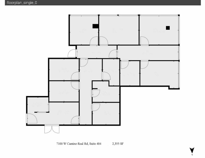 7100 W Camino Real, Boca Raton, FL for lease Floor Plan- Image 1 of 31