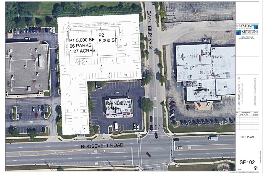 498 E Roosevelt Rd, Lombard, IL for lease - Site Plan - Image 2 of 3