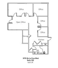 3100 De la Cruz Blvd, Santa Clara, CA for lease Floor Plan- Image 1 of 1