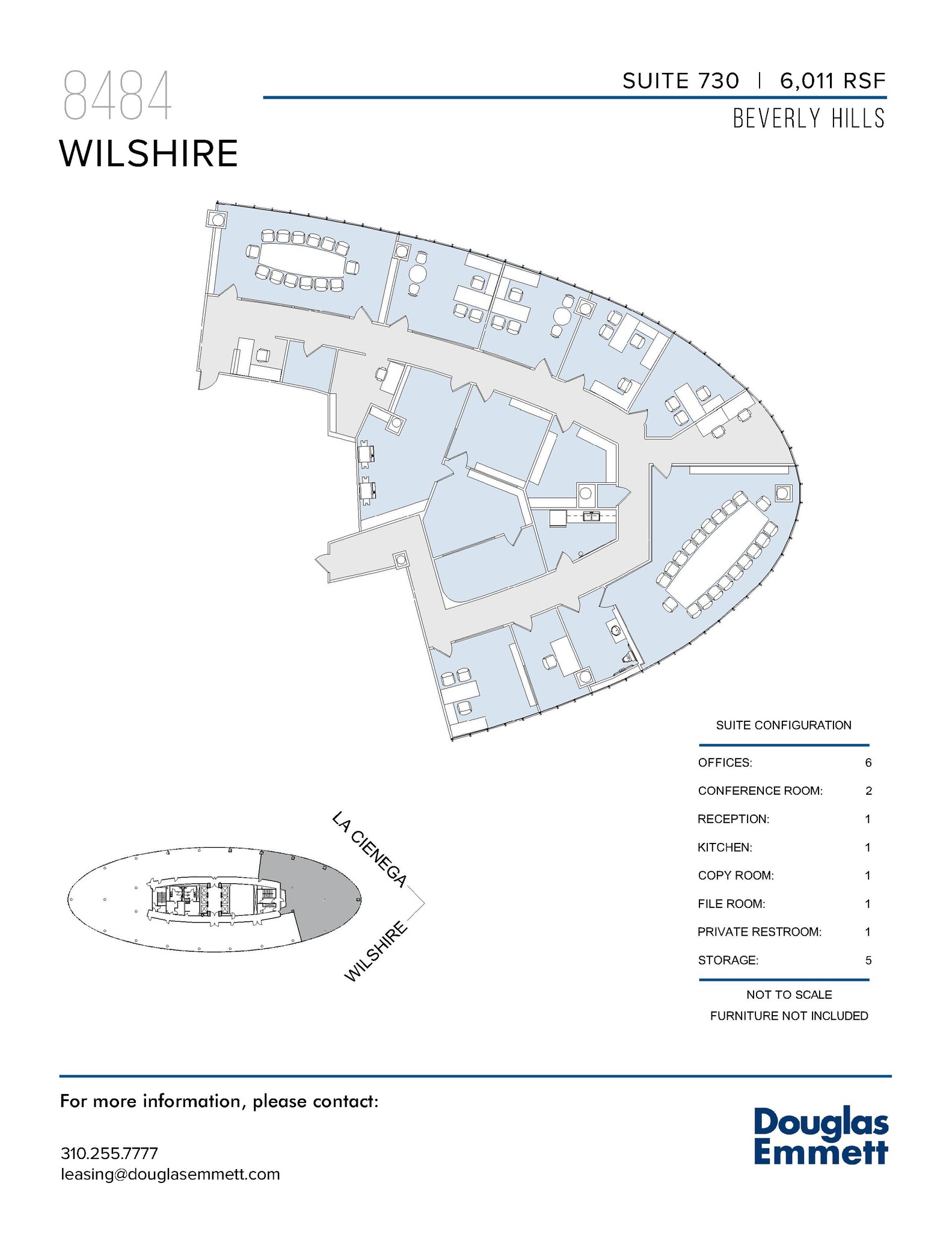 8484 Wilshire Blvd, Beverly Hills, CA à louer Plan d’étage- Image 1 de 1