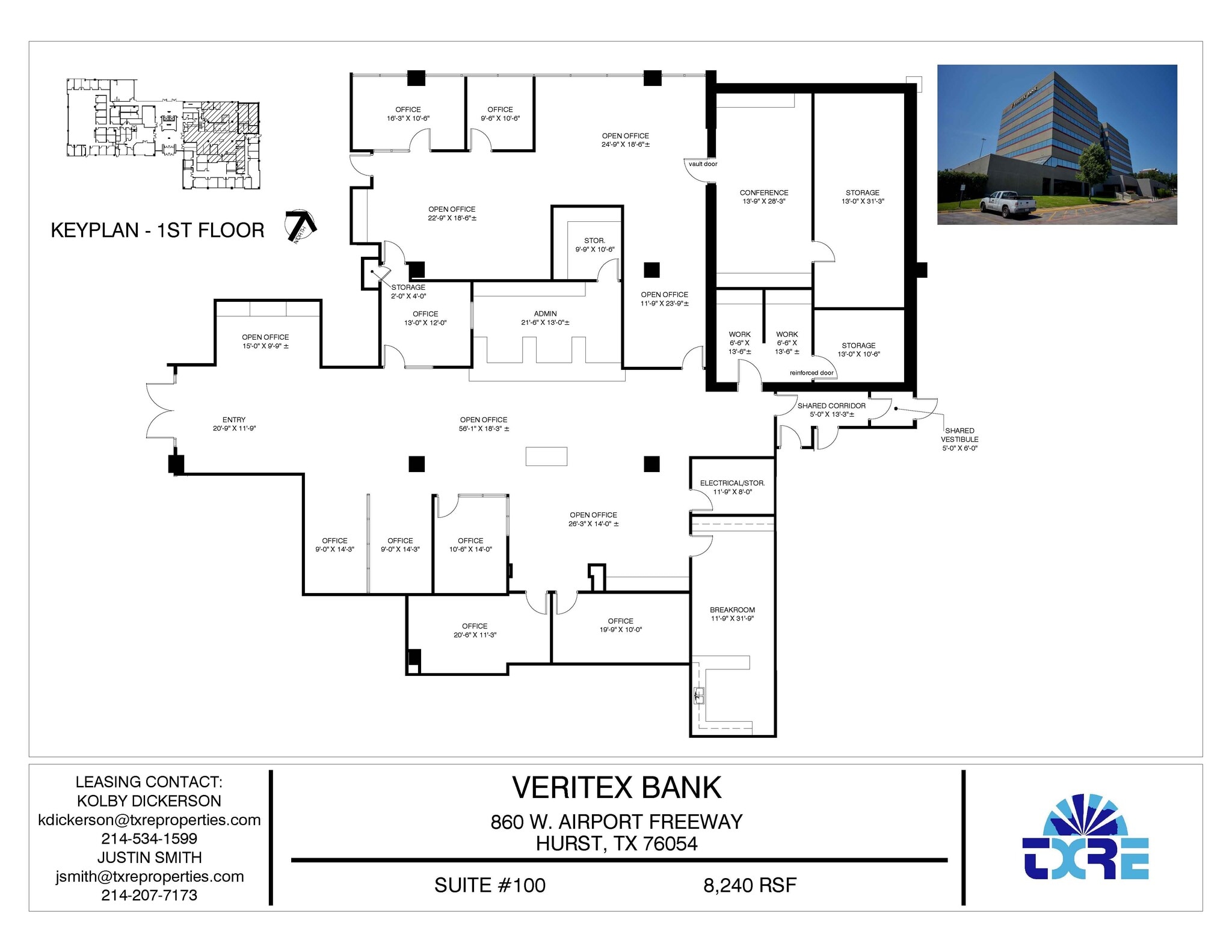 860 W Airport Fwy, Hurst, TX for lease Floor Plan- Image 1 of 1
