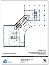 306 Town Centre Blvd N, Markham, ON à louer Plan d’étage- Image 1 de 1