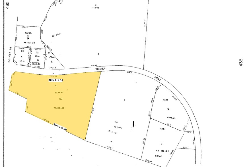 4050 Premier Dr, High Point, NC à louer - Plan cadastral - Image 2 de 7