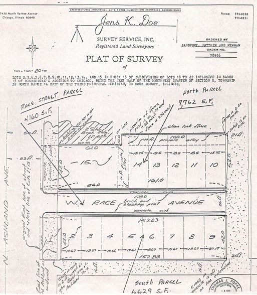517 N Ashland Ave, Chicago, IL for lease - Plat Map - Image 3 of 3