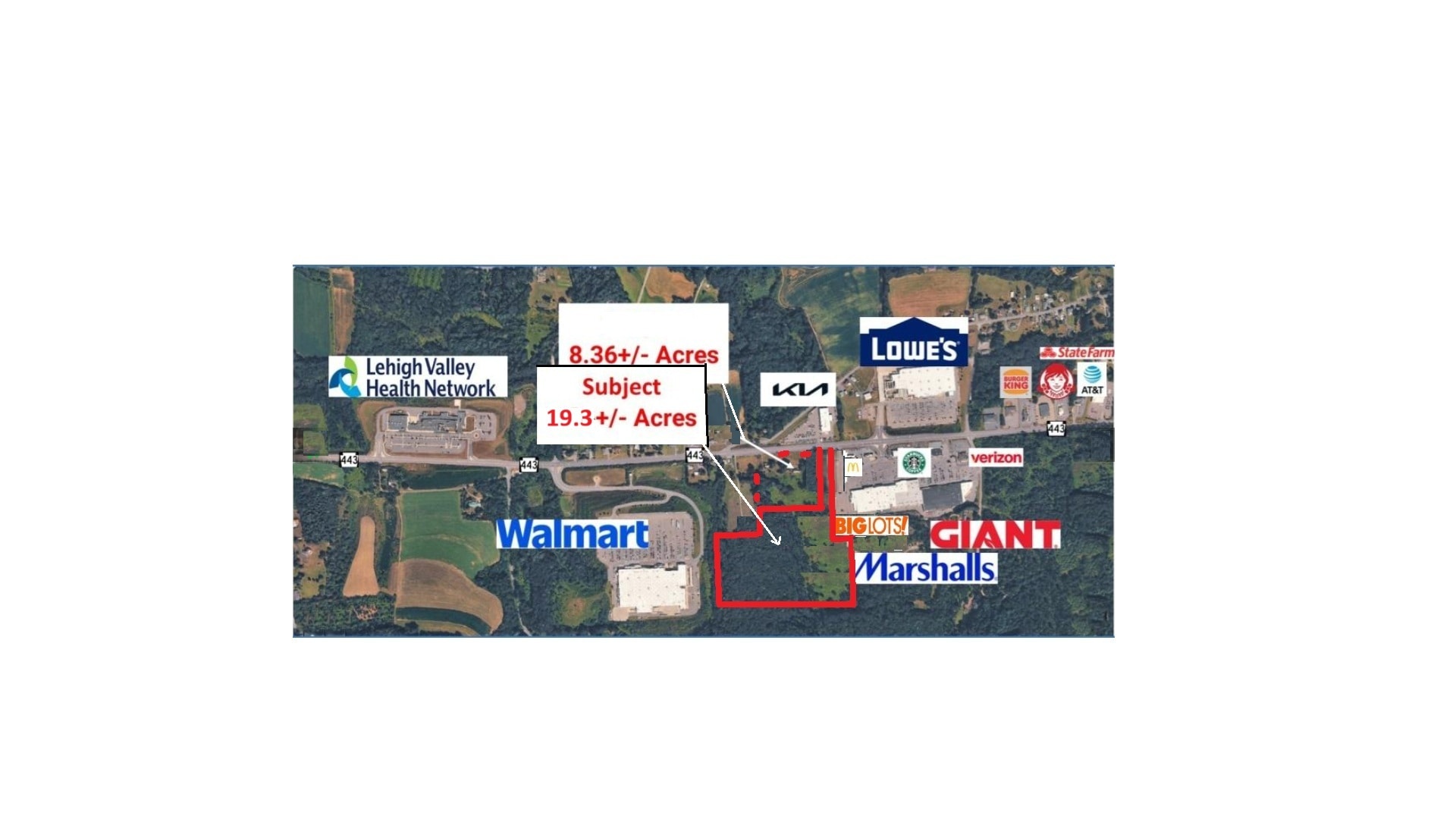 E Blakeslee Blvd, Lehighton, PA for sale Plat Map- Image 1 of 3