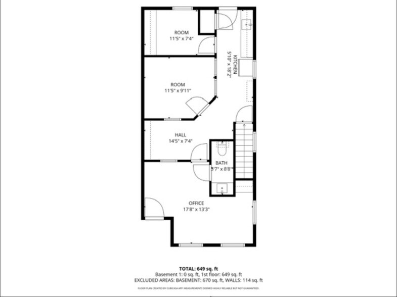 11 W Franklin St, Liberty, MO à vendre - Plan d’étage - Image 2 de 2