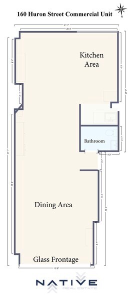 160 Huron St, Brooklyn, NY à louer - Plan d’étage - Image 2 de 2
