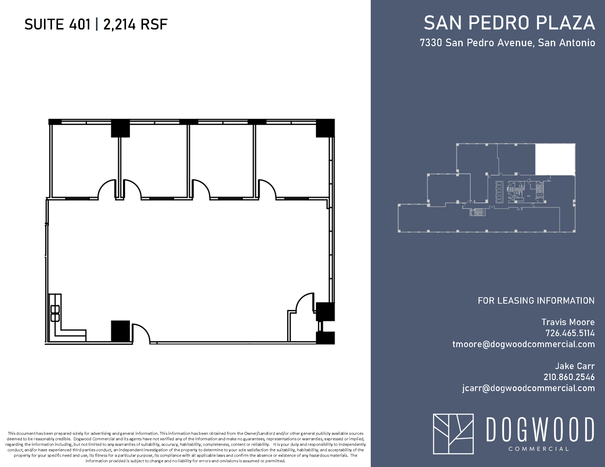 7330 San Pedro Ave, San Antonio, TX à louer Plan d  tage- Image 1 de 1