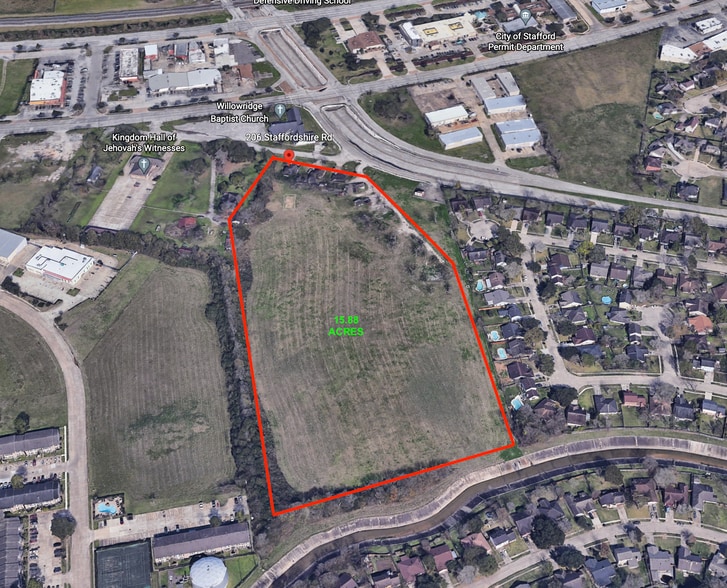 206 Staffordshire Rd, Stafford, TX for sale - Aerial - Image 2 of 2