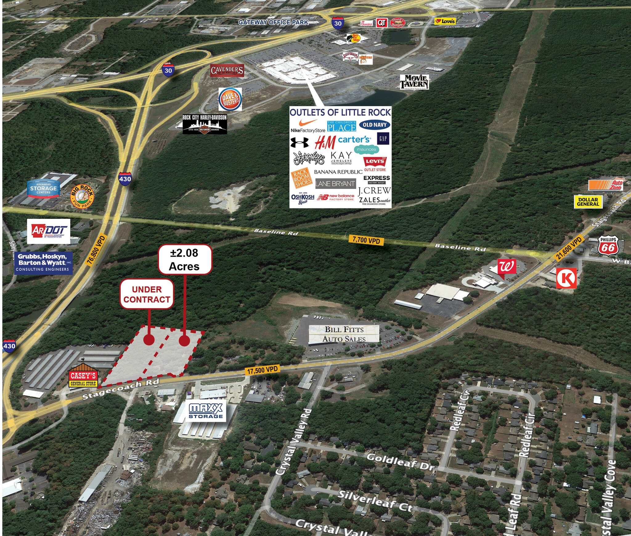 8123 Stagecoach Rd, Little Rock, AR for sale Site Plan- Image 1 of 3