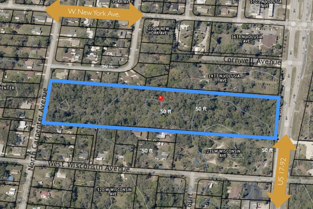 1351 N Volusia Ave, Orange City, FL à vendre Aérien- Image 1 de 2