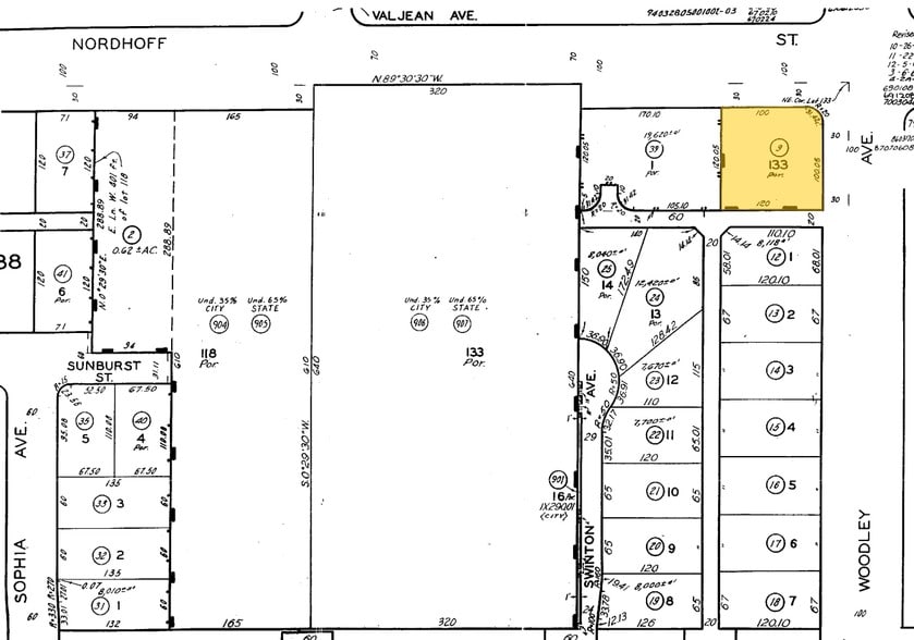 16200-16212 Nordhoff St, North Hills, CA à louer - Plan cadastral - Image 2 de 2