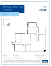 710 N Post Oak Rd, Houston, TX à louer Plan d’étage- Image 1 de 1