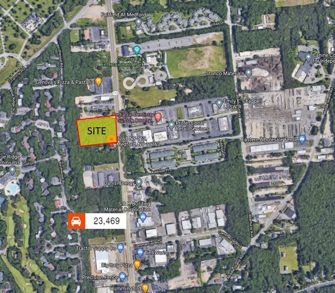 Rt 112, Medford, NY for sale - Aerial - Image 1 of 2